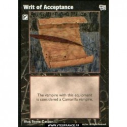 Writ of Acceptance -...