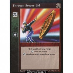Thrown Sewer Lid - Combat /...