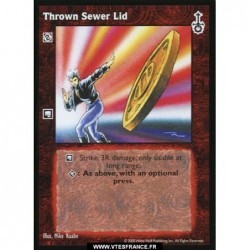 Thrown Sewer Lid -Combat /...